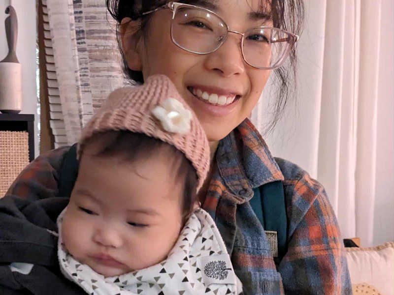 Self portrait of Christy da Rosa