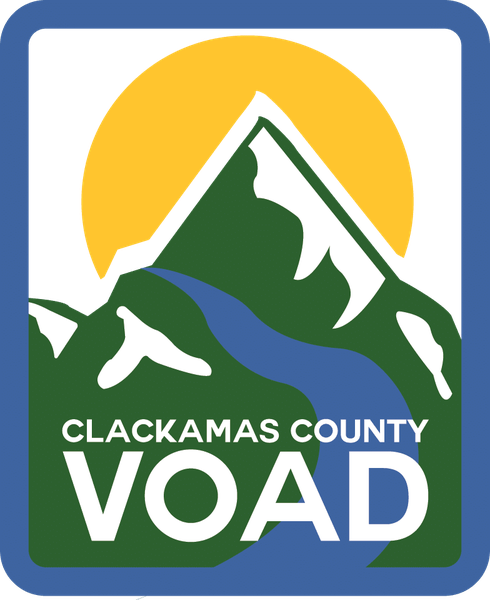 Clackamas County VOAD (Voluntary Organizations Active in Disasters) logo