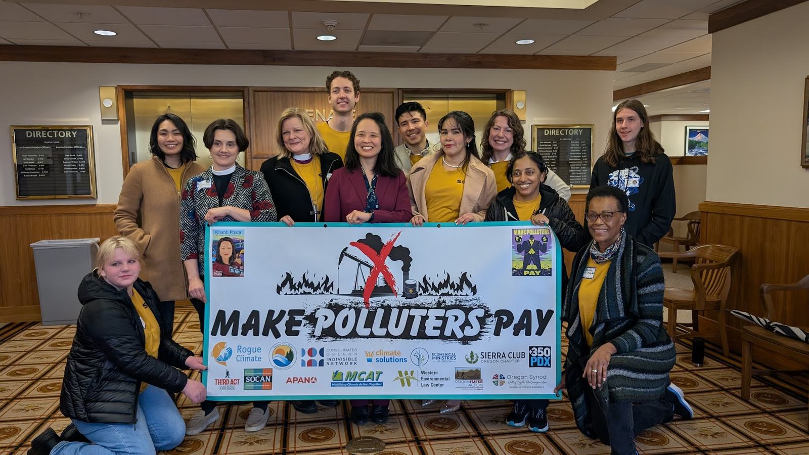 Rogue Climate rally for Make Polluters Pay