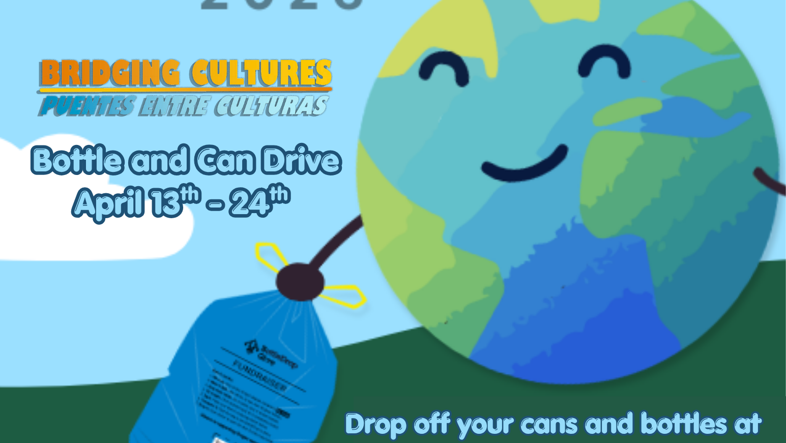 Bridging cultures Earth Week Give 2026 flyer