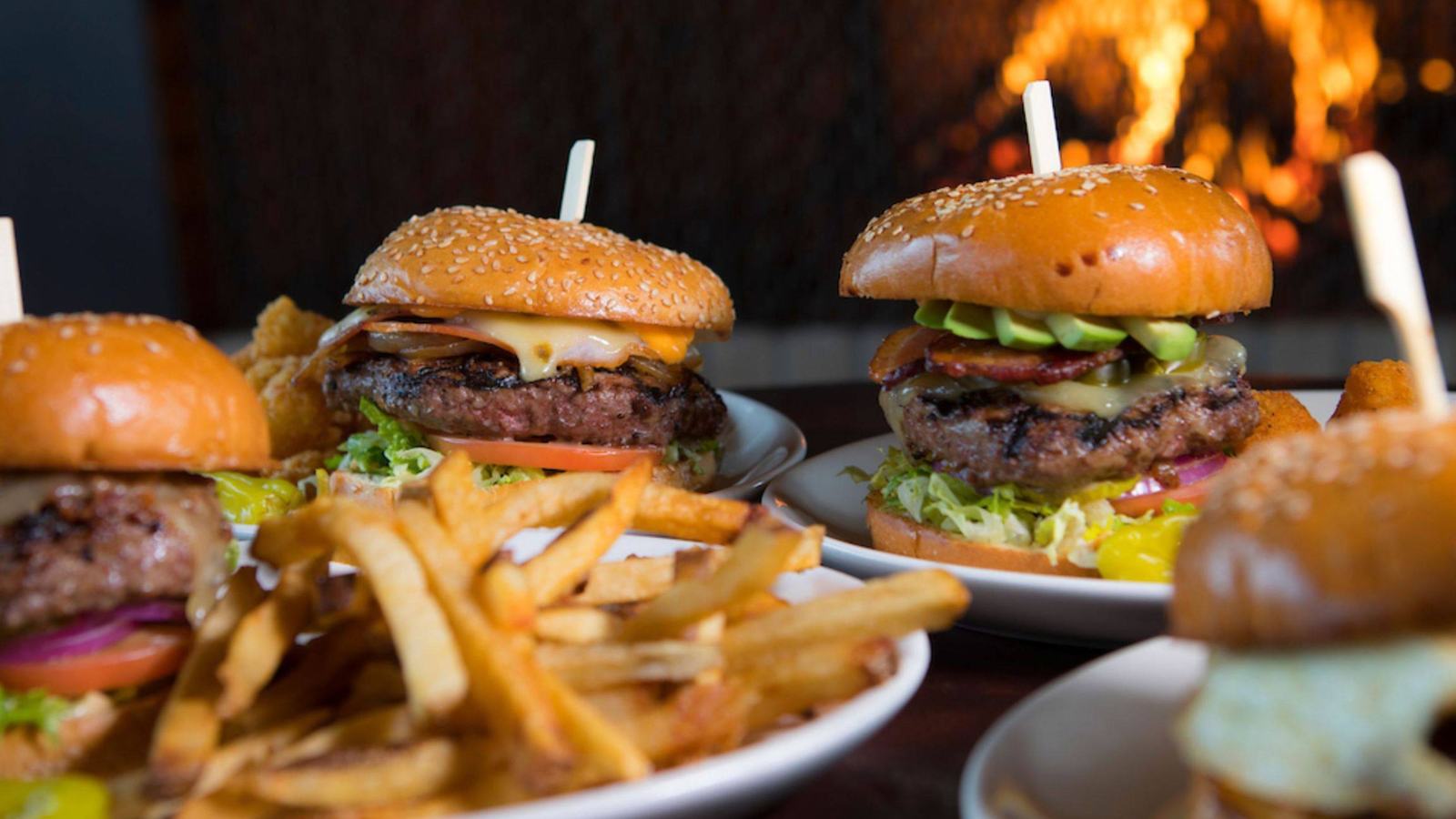 Delicious hamburgers