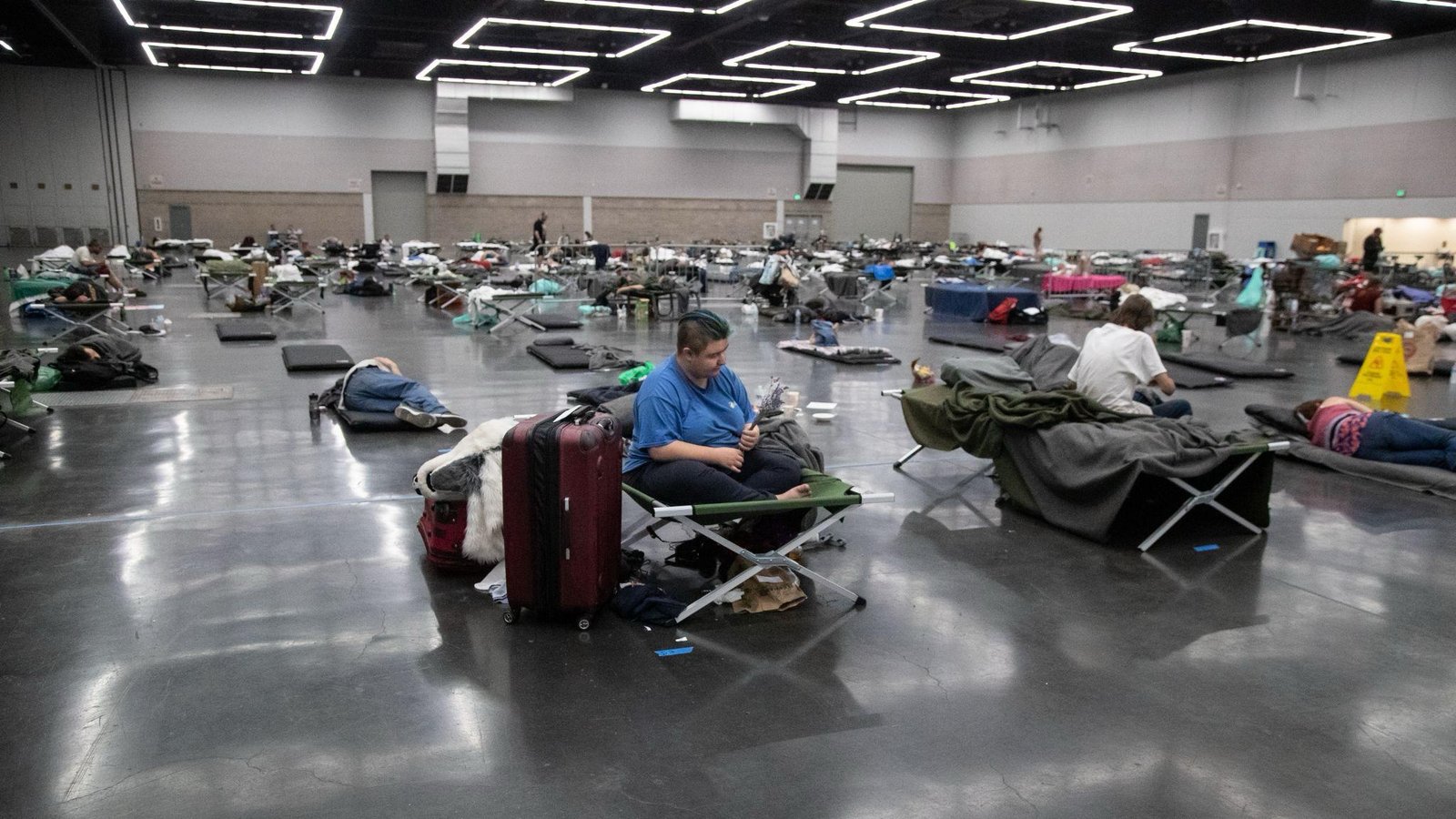 Emergency Winter Shelter at the Oregon Convention Center